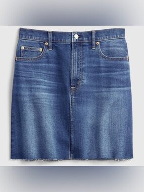 Gap Blue Denim Mini Skirt Size 27/4